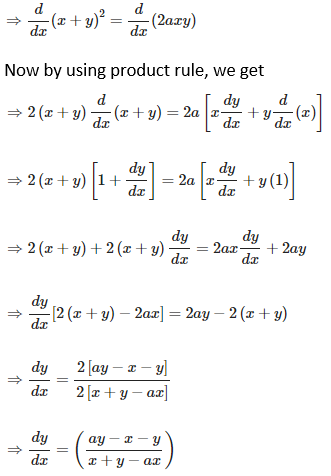 RD Sharma Solutions for Class 12 Maths Chapter 11 Diffrentiation
