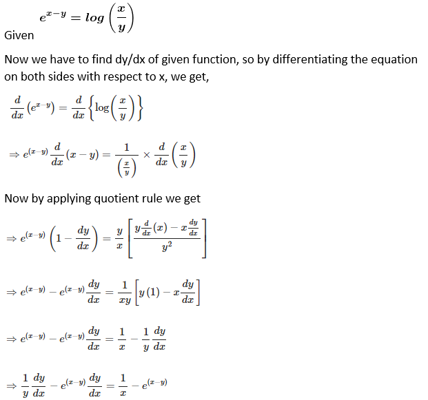 RD Sharma Solutions for Class 12 Maths Chapter 11 Diffrentiation