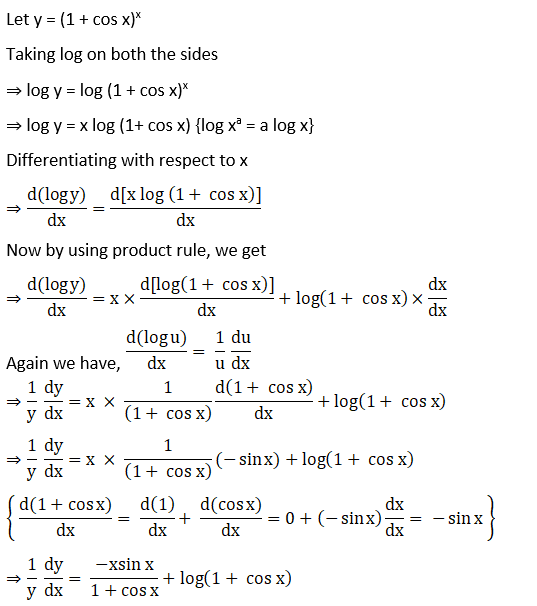 RD Sharma Solutions for Class 12 Maths Chapter 11 Diffrentiation