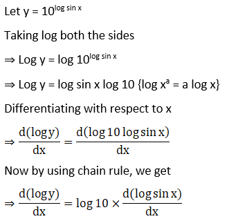 RD Sharma Solutions for Class 12 Maths Chapter 11 Diffrentiation