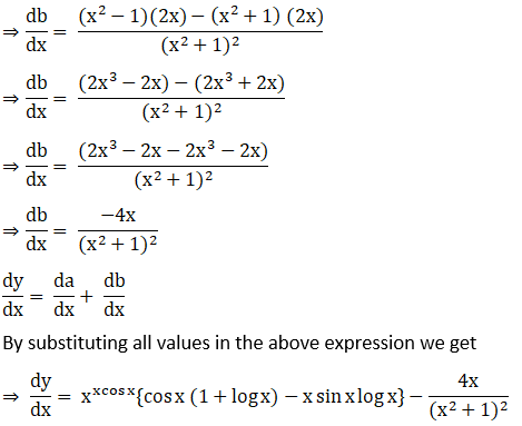 RD Sharma Solutions for Class 12 Maths Chapter 11 Diffrentiation