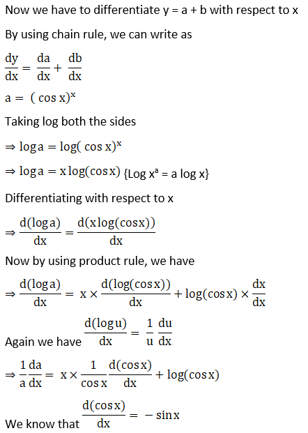 RD Sharma Solutions for Class 12 Maths Chapter 11 Diffrentiation