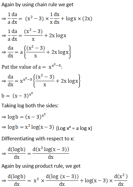 RD Sharma Solutions for Class 12 Maths Chapter 11 Diffrentiation