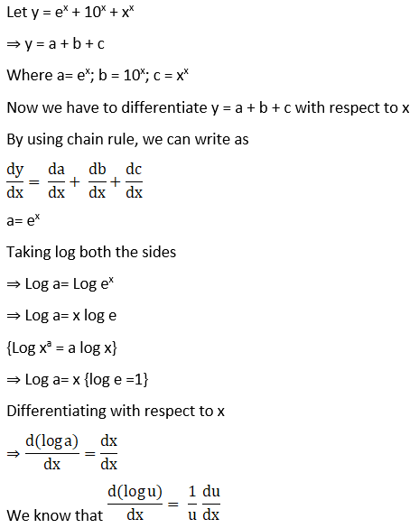 RD Sharma Solutions for Class 12 Maths Chapter 11 Diffrentiation