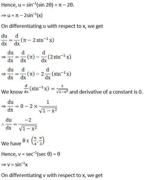 RD Sharma Solutions for Class 12 Maths Chapter 11 Diffrentiation