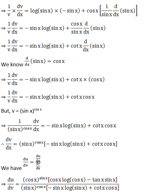 RD Sharma Solutions for Class 12 Maths Chapter 11 Diffrentiation