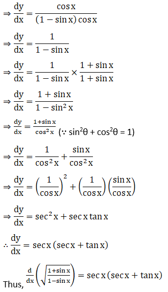 RD Sharma Solutions for Class 12 Maths Chapter 11 Diffrentiation