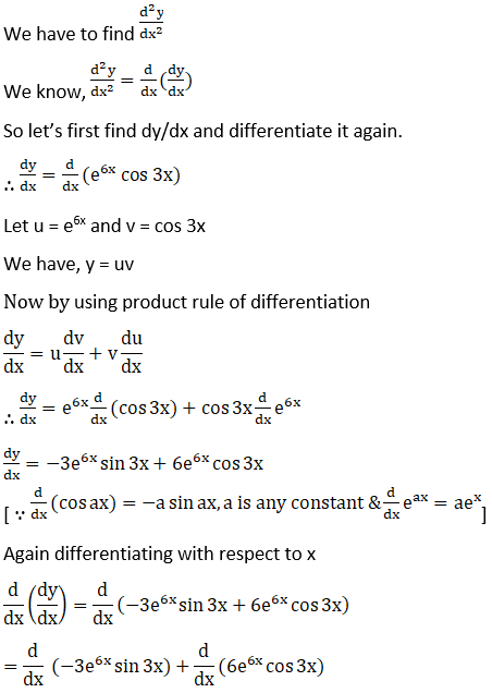 RD Sharma Solutions for Class 12 Maths Chapter 12 Higher Order Derivatives