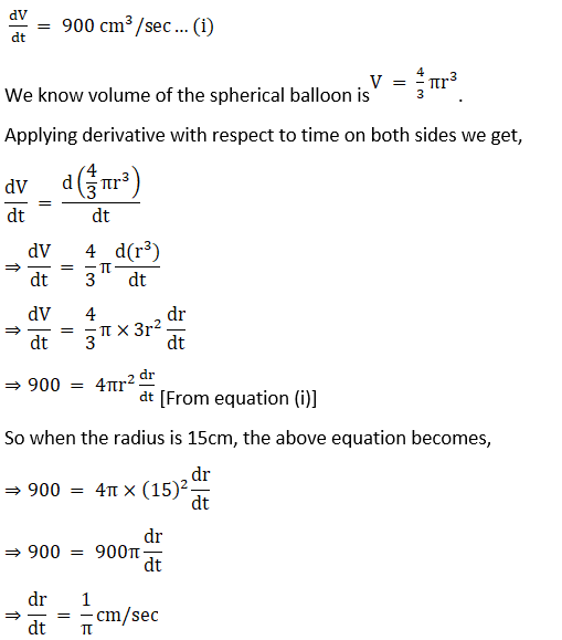 RD Sharma Solutions for Class 12 Maths Chapter 13 Derivative as a Rate Measurer