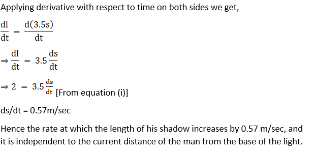 RD Sharma Solutions for Class 12 Maths Chapter 13 Derivative as a Rate Measurer