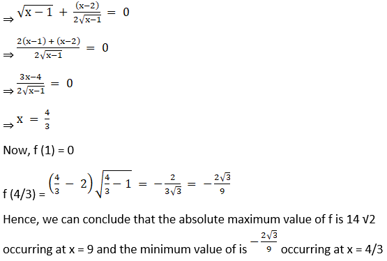 RD Sharma Solutions for Class 12 Maths Chapter 18