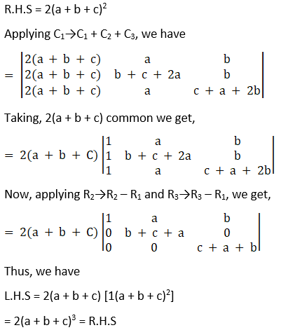 RD Sharma Solutions for Class 12 Maths Chapter 6 Determinants
