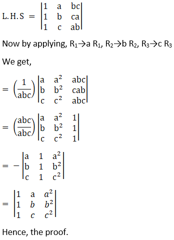 RD Sharma Solutions for Class 12 Maths Chapter 6 Determinants
