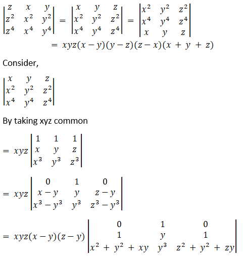 RD Sharma Solutions for Class 12 Maths Chapter 6 Determinants