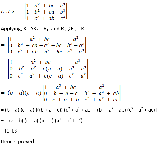 RD Sharma Solutions for Class 12 Maths Chapter 6 Determinants
