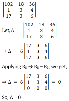 RD Sharma Solutions for Class 12 Maths Chapter 6 Determinants