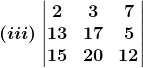 RD Sharma Solutions for Class 12 Maths Chapter 6 Determinants