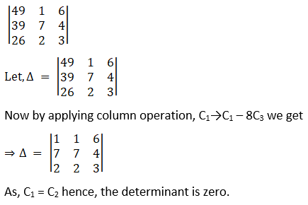 RD Sharma Solutions for Class 12 Maths Chapter 6 Determinants
