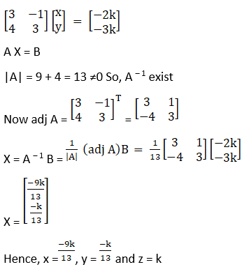 RD Sharma Solutions for Class 12 Maths Chapter 8 Solutions of Simultaneous Linear Equations