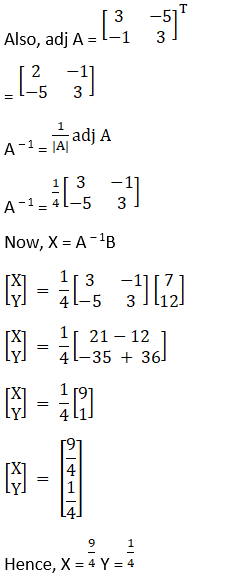 RD Sharma Solutions for Class 12 Maths Chapter 8 Solutions of Simultaneous Linear Equations