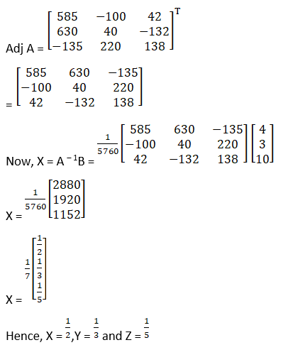 RD Sharma Solutions for Class 12 Maths Chapter 8 Solutions of Simultaneous Linear Equations