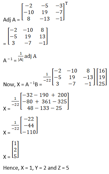 RD Sharma Solutions for Class 12 Maths Chapter 8 Solutions of Simultaneous Linear Equations