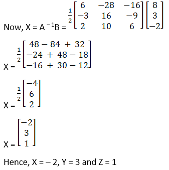 RD Sharma Solutions for Class 12 Maths Chapter 8 Solutions of Simultaneous Linear Equations