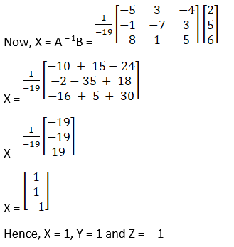 RD Sharma Solutions for Class 12 Maths Chapter 8 Solutions of Simultaneous Linear Equations