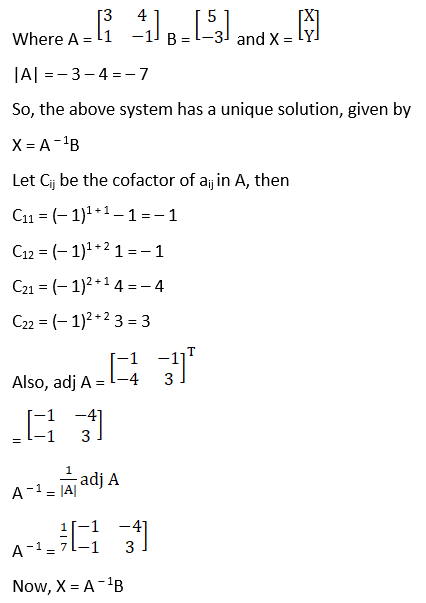 RD Sharma Solutions for Class 12 Maths Chapter 8 Solutions of Simultaneous Linear Equations
