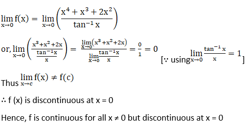 RD Sharma Solutions for Class 12 Maths Chapter 9 Continuity