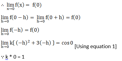 RD Sharma Solutions for Class 12 Maths Chapter 9 Continuity