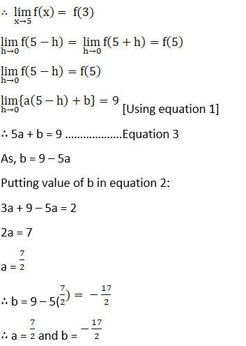 RD Sharma Solutions for Class 12 Maths Chapter 9 Continuity