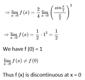 RD Sharma Solutions for Class 12 Maths Chapter 9 Continuity