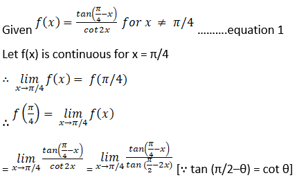 RD Sharma Solutions for Class 12 Maths Chapter 9 Continuity