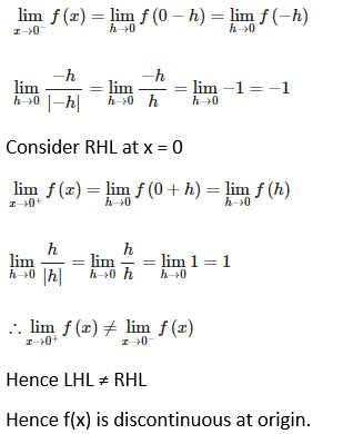 RD Sharma Solutions for Class 12 Maths Chapter 9 Continuity
