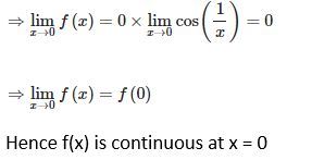 RD Sharma Solutions for Class 12 Maths Chapter 9 Continuity