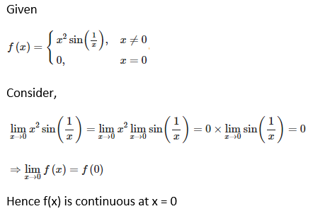 RD Sharma Solutions for Class 12 Maths Chapter 9 Continuity