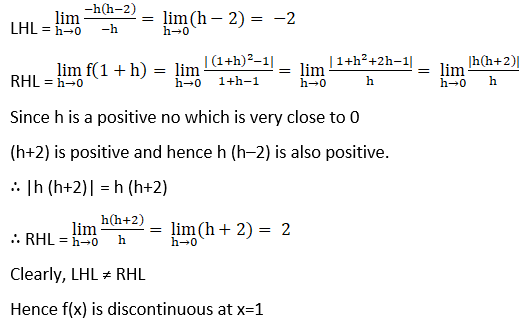 RD Sharma Solutions for Class 12 Maths Chapter 9 Continuity