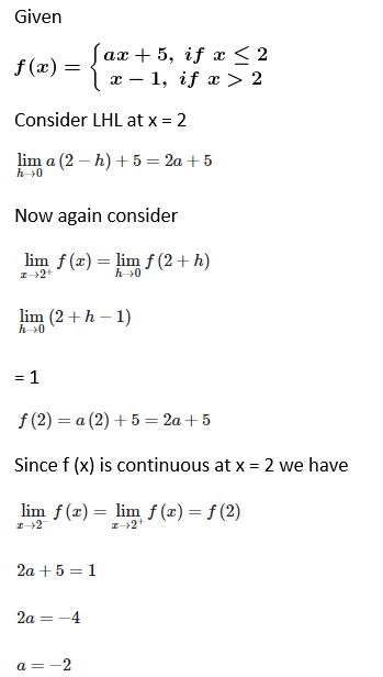 RD Sharma Solutions for Class 12 Maths Chapter 9 Continuity