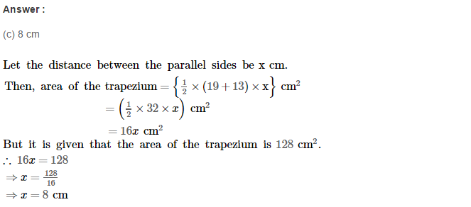 RS Aggarwal Solutions for Class 8 Maths Chapter 18–Area of a Trapezium and a Polygon Ex 18C Q2