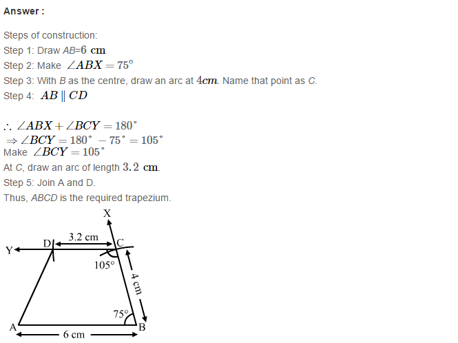 RS Aggarwal Solutions for Class 8 Maths Chapter 17–Construction of Quadrilaterals Exercise 17A Q15