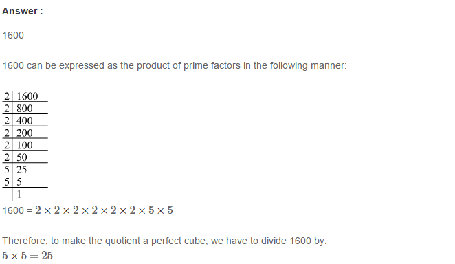 RS Aggarwal Solutions for Class 8 Maths Chapter 4–Cubes and Cube Roots Exercise 4A Q9