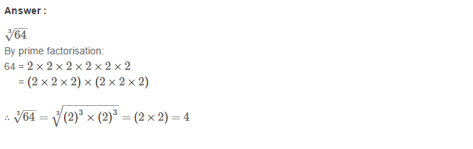 RS Aggarwal Solutions for Class 8 Maths Chapter 4–Cubes and Cube Roots Exercise 4C Q1