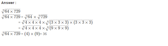 RS Aggarwal Solutions for Class 8 Maths Chapter 4–Cubes and Cube Roots Exercise 4C Q16