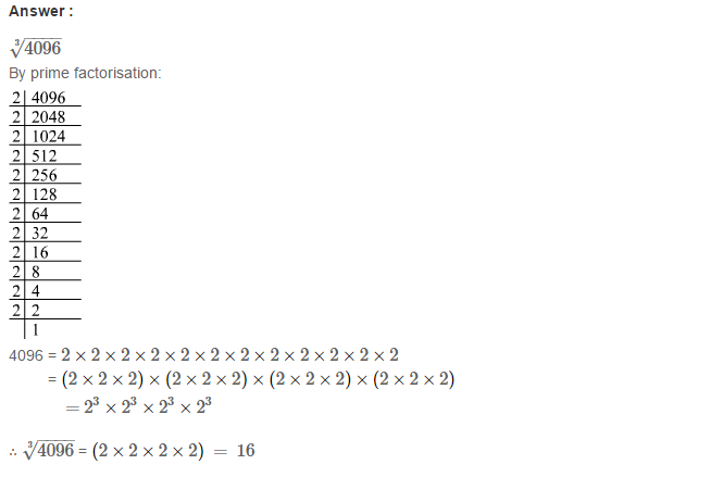 RS Aggarwal Solutions for Class 8 Maths Chapter 4–Cubes and Cube Roots Exercise 4C Q6