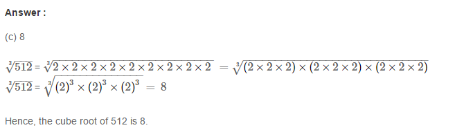 RS Aggarwal Solutions for Class 8 Maths Chapter 4–Cubes and Cube Roots Exercise 4D Q3