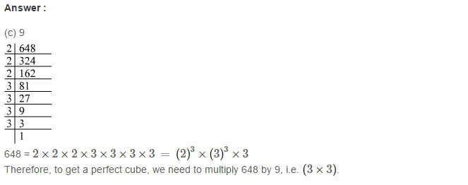 RS Aggarwal Solutions for Class 8 Maths Chapter 4–Cubes and Cube Roots Exercise 4D Q7