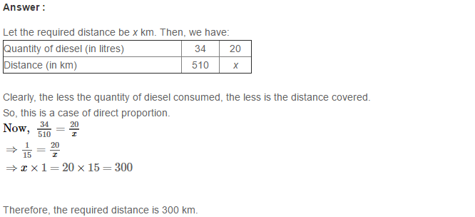 RS Aggarwal Solutions for Class 8 Maths Chapter 12–Direct and Inverse Proportion Ex 12C Q3