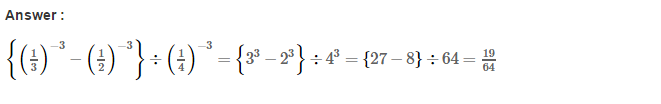 RS Aggarwal Solutions for Class 8 Maths Chapter 2–Exponents Exercise 2A Q5