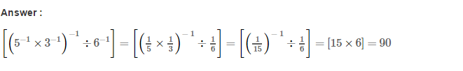 RS Aggarwal Solutions for Class 8 Maths Chapter 2–Exponents Exercise 2A Q7